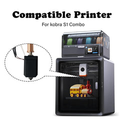 0.4MM Ceramic Hotend for Kobra S1 Combo Stainless Steel Hardened Nozzle for Anycubic S1 (3 Pack) - Innocube3d