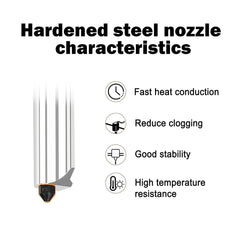 High Flow 0.4mm Hardened Steel Nozzle Hotend Kit for Bambu Lab H2D A1 A1 Mini - Innocube3d