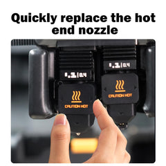 High Flow 0.4mm Hardened Steel Nozzle Hotend Kit for Bambu Lab H2D A1 A1 Mini - Innocube3d