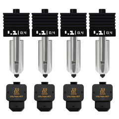 High Flow 0.4mm Hardened Steel Nozzle Hotend Kit for Bambu Lab H2D A1 A1 Mini - Innocube3d