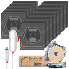 30pcs Filament Storage Bags Light - Proof Vacuum Storage Kit with USB Pump, 3D Printer Filament Vacuum Sealed Bags for Keeping Dry, Plus Size 32X34cm - Innocube3d