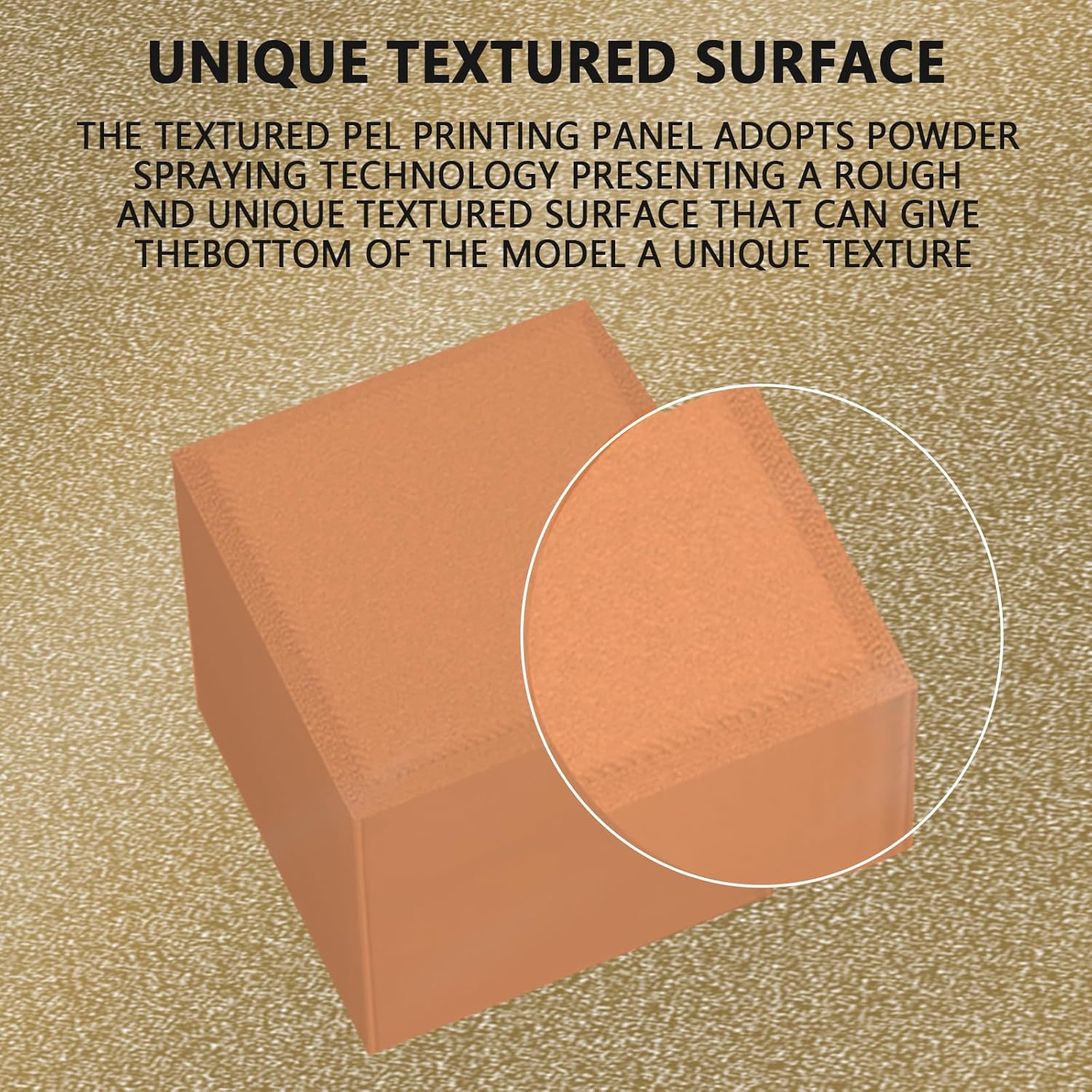 Compatible with Bambu Lab X1 X1C P1P P1S A1 PEI Build Plate with Identification Code Double Sides Fine Powder Textured Flexible Removal Spring Steel Sheet, 257x257mm/ 10.1x10.1inch - Innocube3d