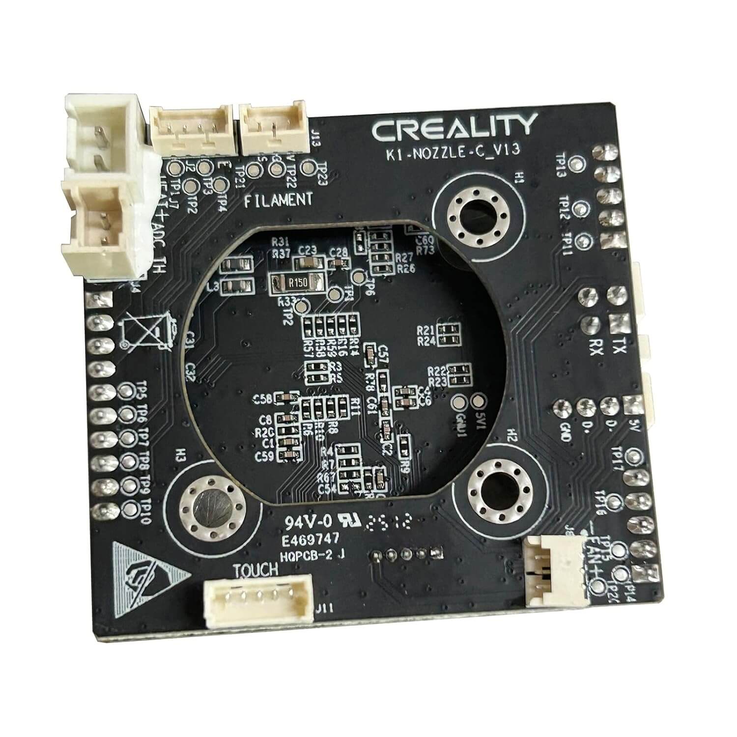 Original K1C PCBA_G_K1 - MAX K1_T9_GD32F303CBT6 NOZZLE - C - V13 HQPCB - 2 Adapter Board PCBA Breakout Module Replacement Compatible with Creality K1C K1 K1 MAX 3D Printer Accessories - Innocube3d