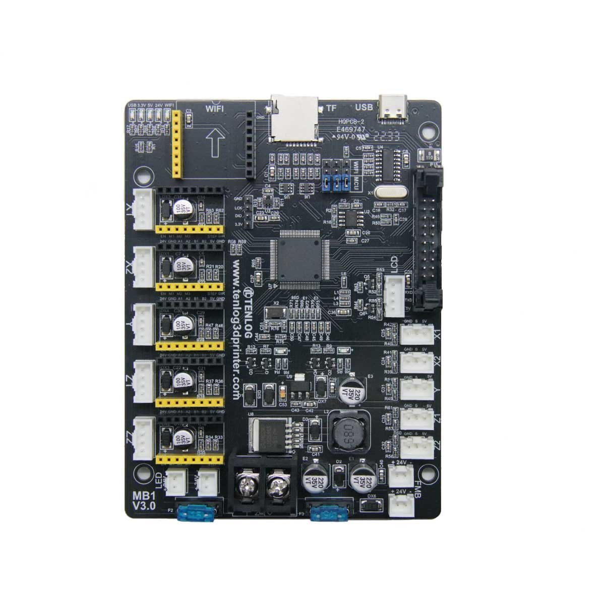 TENLOG 32 - Bit Silent Motherboard - Marlin 2.0 Upgrade with TMC2209 Drivers & WiFi Control - Innocube3d