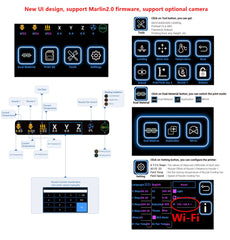 INNOCUBE3D/TENLOG IDEX 3D Printer, Max 300mm/s High Speed Printing, 280°C Direct BMG Extruder - Innocube3d