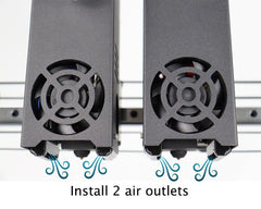 INNOCUBE3D/TENLOG IDEX 3D Printer, Max 300mm/s High Speed Printing, 280°C Direct BMG Extruder - Innocube3d