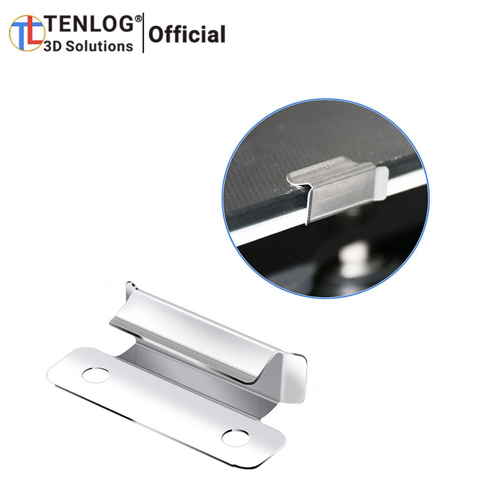 TENLOG 3D Printer Glass Plate Build Surface Metal Clip - Innocube3d