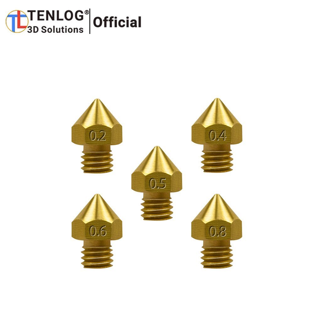 TENLOG 3D Printer Nozzles For MK8 M6 - Innocube3d