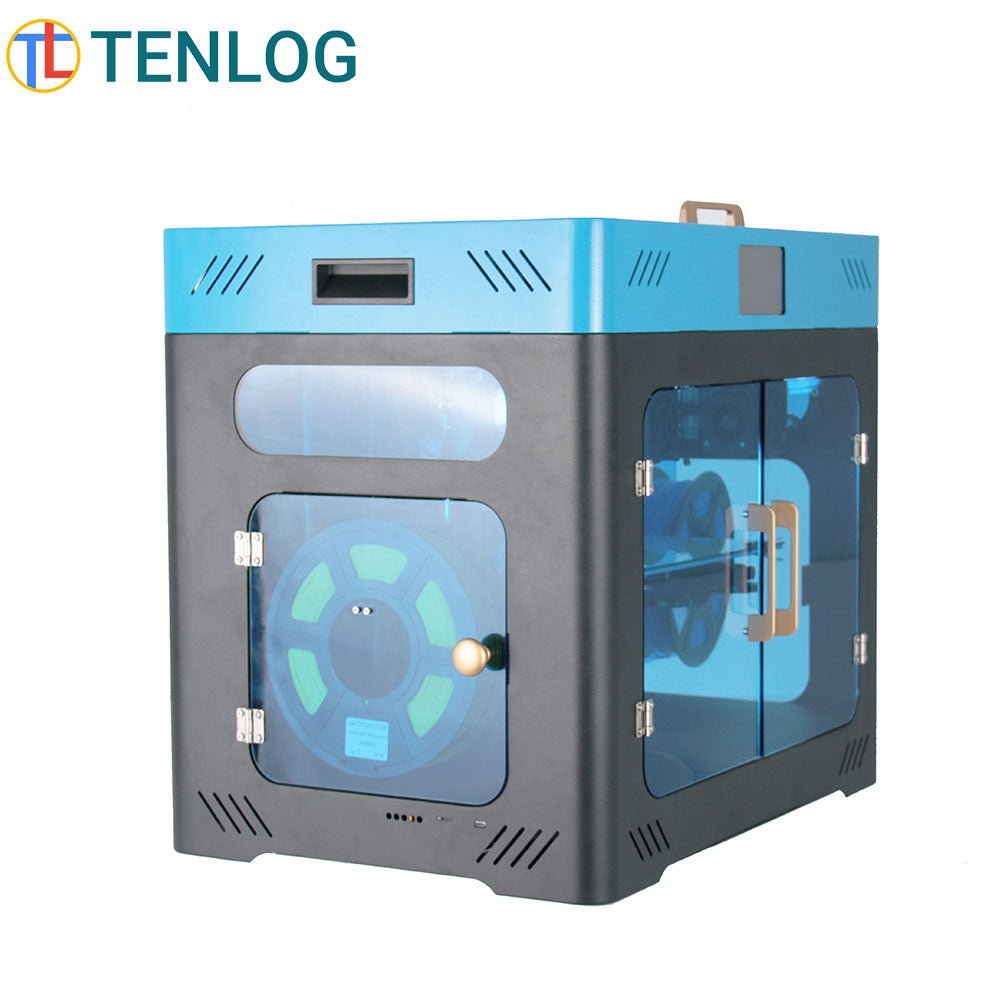 TENLOG TL M3 V2 independent dual extruder 3D printer, all in one machine without installation, 300 degree high temperature nozzle, BMG extruder, 2209 silent motherboard high - speed - Innocube3d