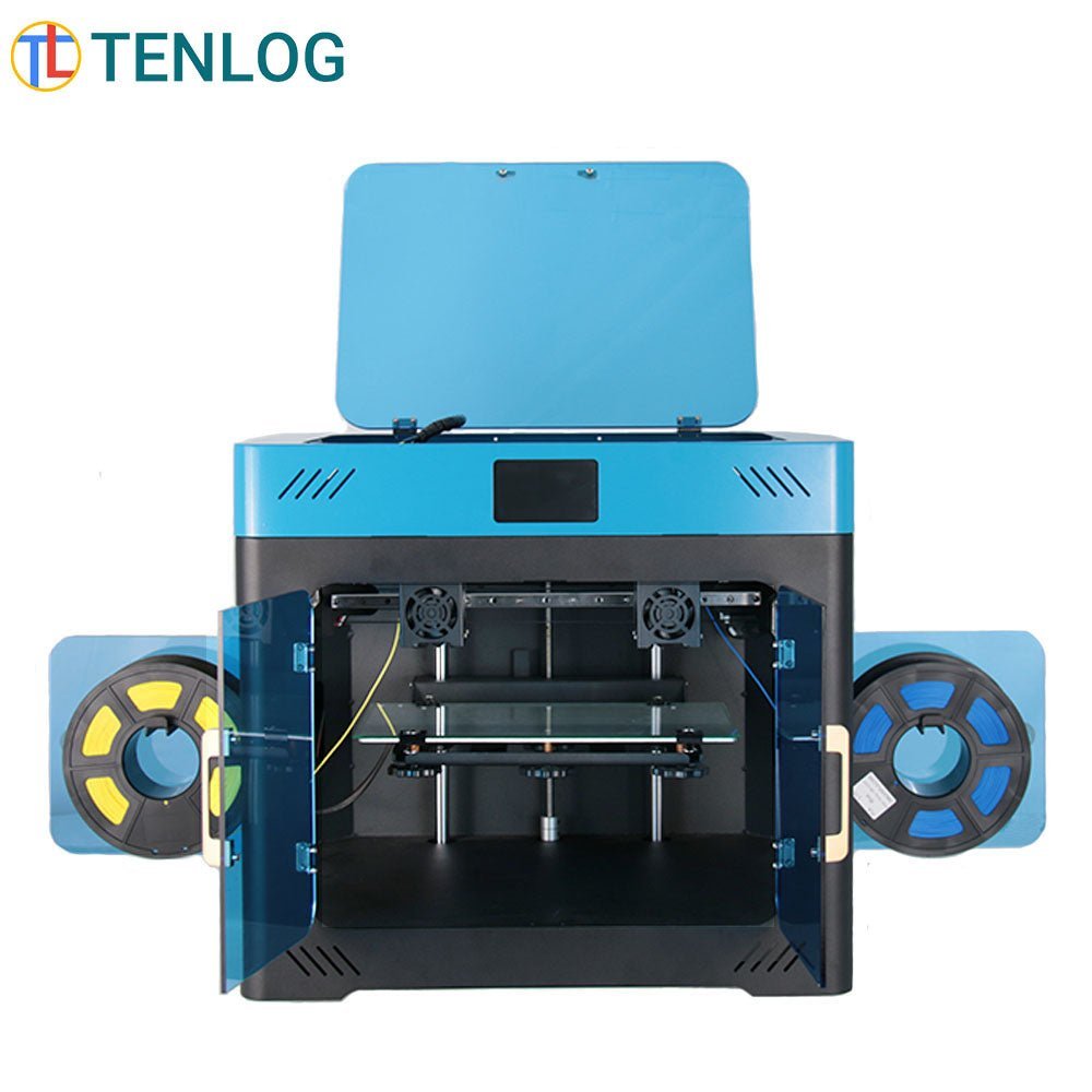 TENLOG TL M3 V2 independent dual extruder 3D printer, all in one machine without installation, 300 degree high temperature nozzle, BMG extruder, 2209 silent motherboard high - speed - Innocube3d