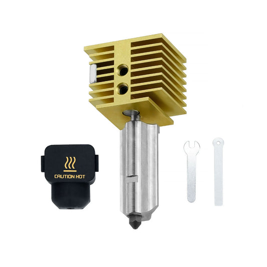 Bambu Lab A1 Mini/A1 Hotend Print Head Brass Hot End Kit Extruder Upgrade High-Temperature 0.4MM Hardened Steel Nozzle Replacement with 1PCS Silicone Cover Sock for Bambu Lab 3D Printer Accessories