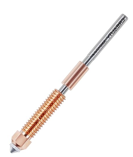 K1C Nozzles 0.4mm*2+ 0.6mm*1+0.8mm*1, Quick-Swap 3D Printer Nozzle Kit, Nozzles Copper Alloy and Hardened Steel Nozzle Suitable for K1C/Ender-3 V3/Ender-3 V3 Plus