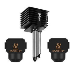 Bambu Lab A1 Mini/A1 Hotend Print Head Brass Hot End Kit Extruder Upgrade High-Temperature 0.4MM Hardened Steel Nozzle Replacement with 1PCS Silicone Cover Sock for Bambu Lab 3D Printer Accessories