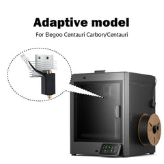 0.4MM Ceramic Hotend for Centauri Carbon Print Head Extruder Kit Hot End Heat Sink Hardened Steel Brass Nozzle for Elegoo Centauri