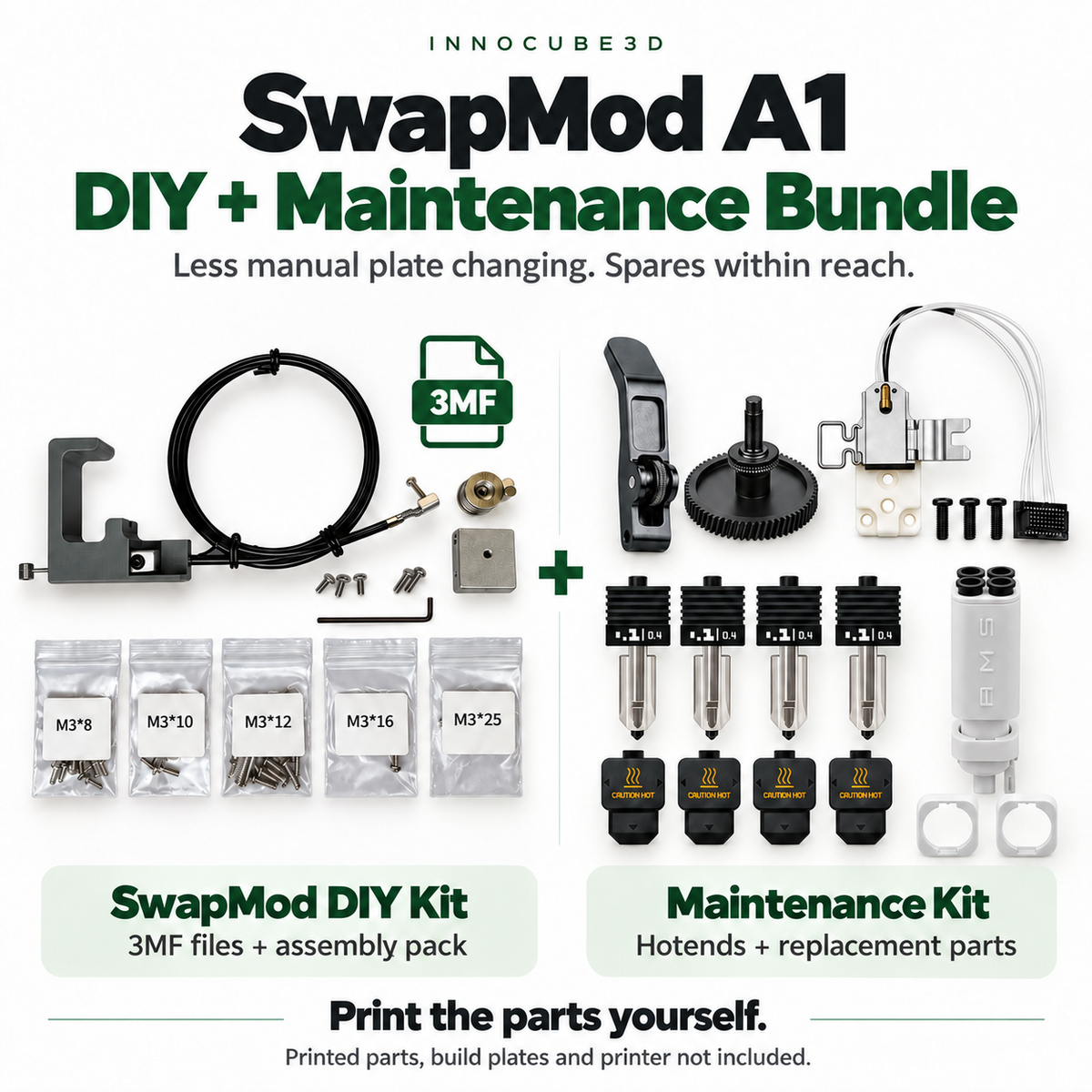 Kit de maintenance et pièces de rechange A1