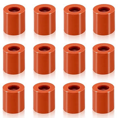 Agatige 12PCS 3D Printer Heat Bed Leveling Parts, 16mm 3D Printer Leveling Column Silicone Buffer 3D Printer Heat Bed Leveling Parts Leveling Spring Replacement Part for 3D printer TENLOG D3 - Innocube3d