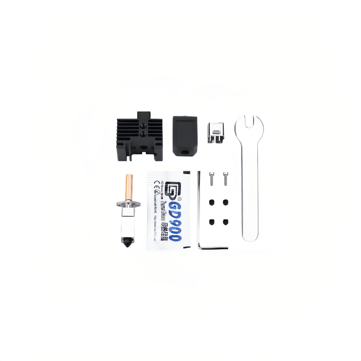 Buy 2 pcs，get 1 free Upgraded TZ - 4.0 Hotend for Bambu Labs Hotend p1 p1s Kit, 3D Printer Hotend with All - in - one Removable Hardened Steel Nozzle, All Metal Hotend, for Bambu Bamboo Lab p1 p1p Series 3D Printers - Innocube3d