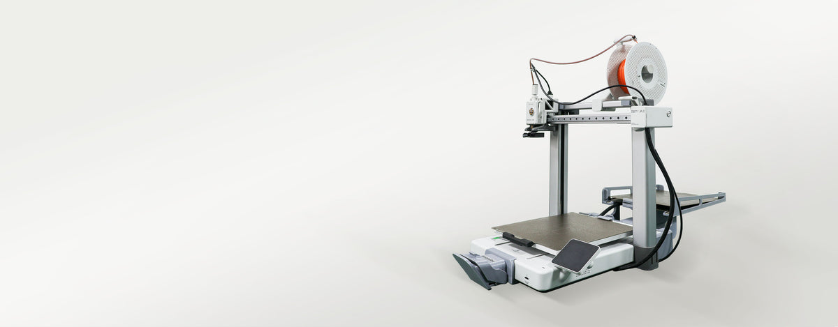 Bambu Lab A1 fitted with SwapMod automatic plate changer