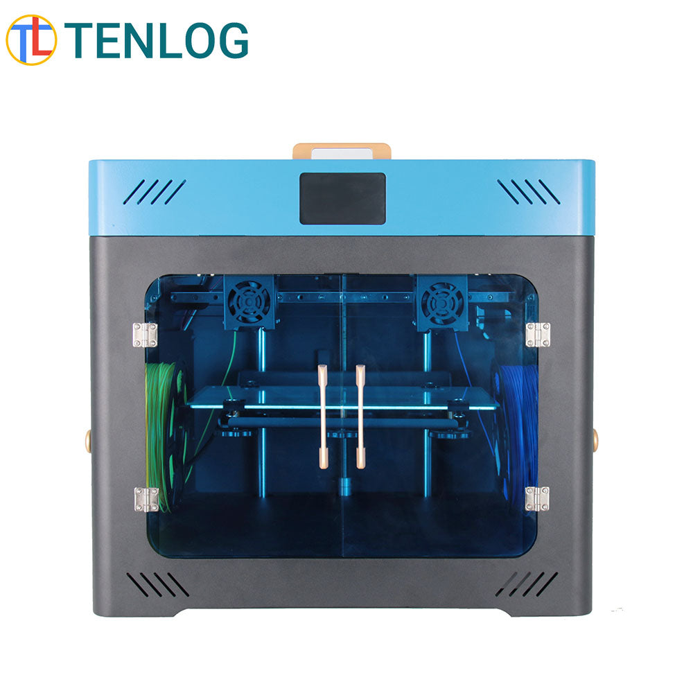 TENLOG TL M3 V2 independent dual extruder 3D printer, all in one machine without installation, 300 degree high temperature nozzle, BMG extruder, 2209 silent motherboard high-speed